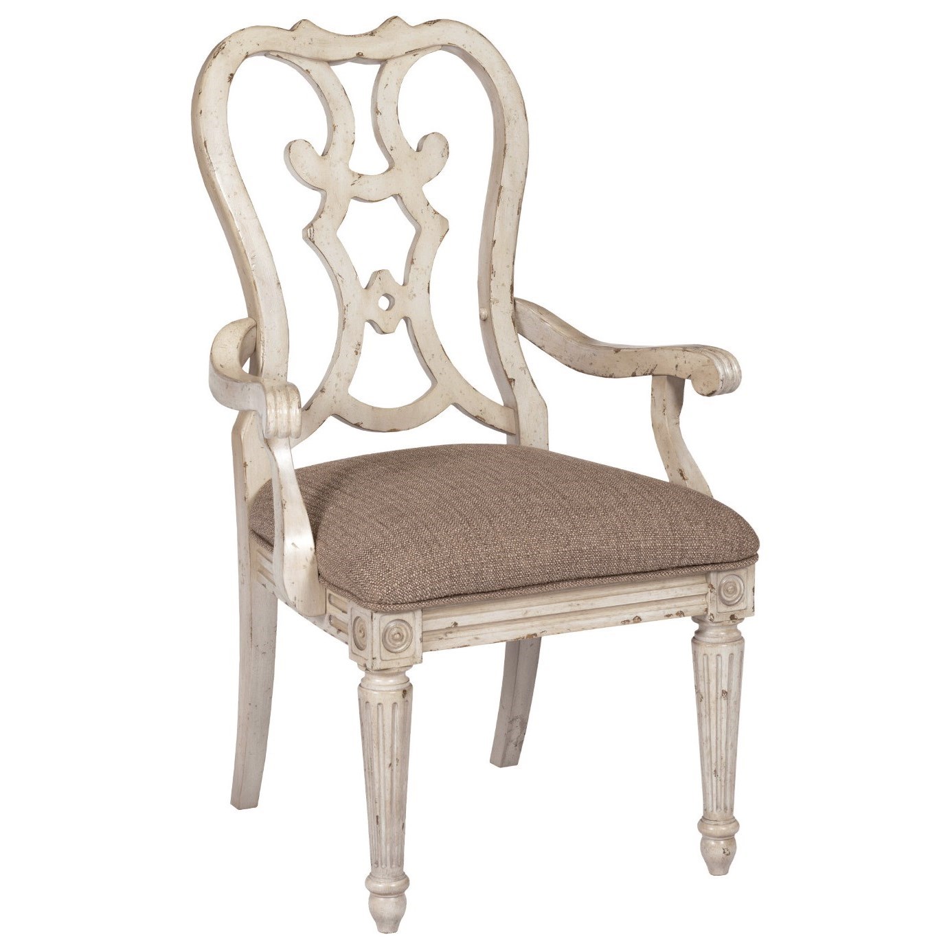 American Drew SOUTHBURY 513637 Cortona Arm Dining Chair Esprit Decor